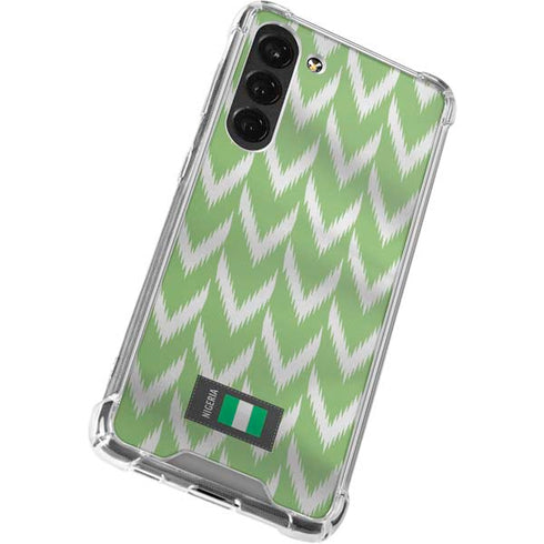 Nigeria Soccer Flag Galaxy S23 Plus Clear Case
